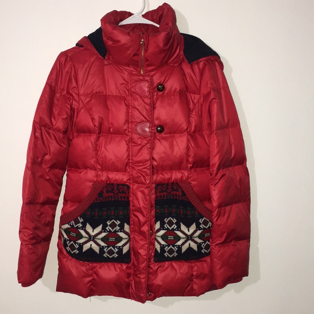 RED DOWN COAT